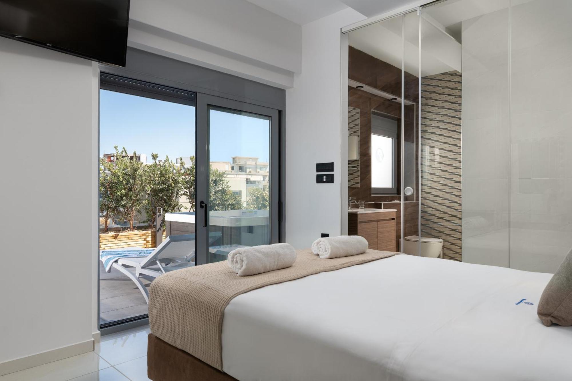 Rhodes Skyline With Out Door Jacuzzi Sea View A1 * Ixia (Rhodes)