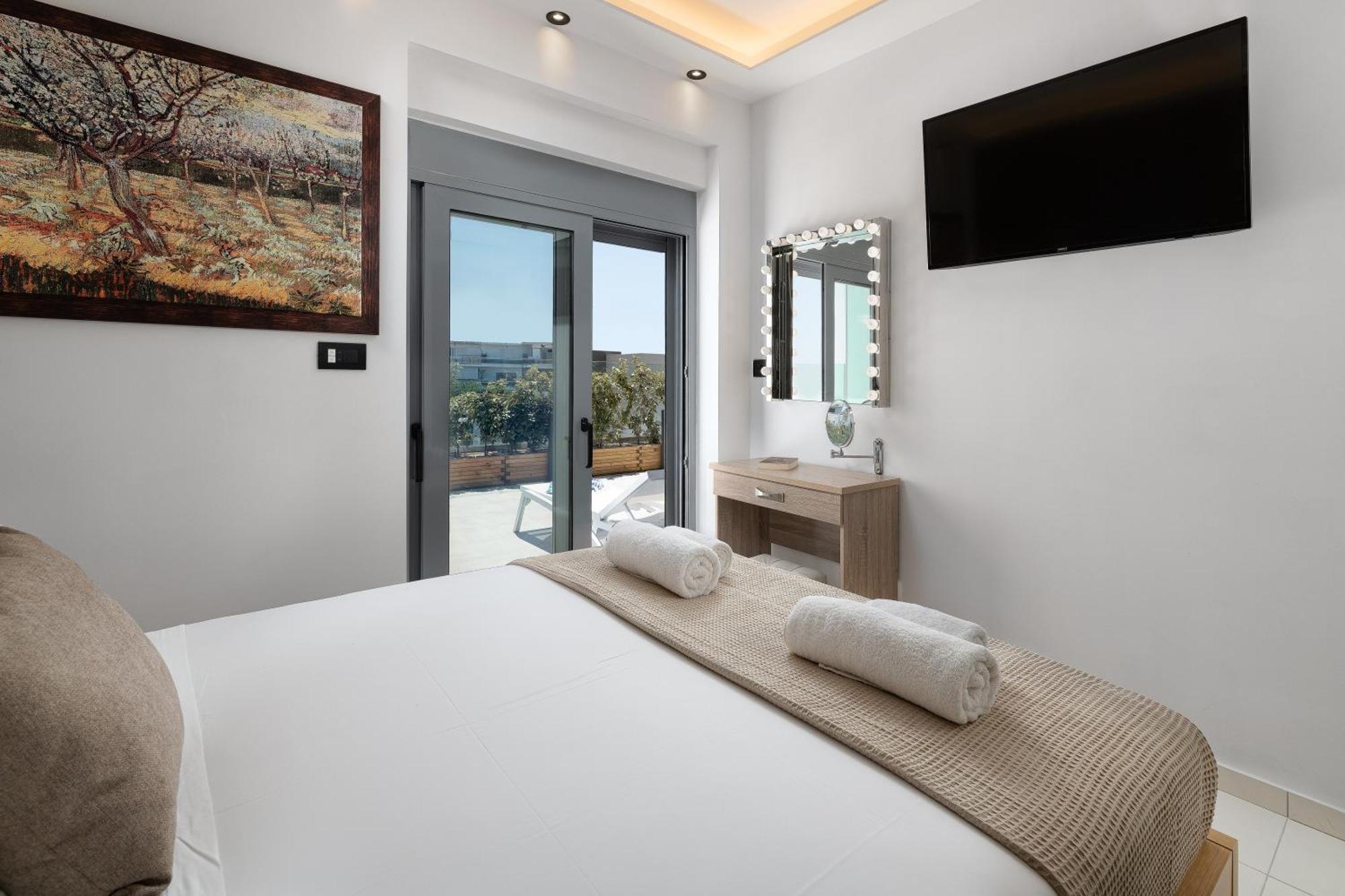 Rhodes Skyline With Out Door Jacuzzi Sea View A1 Apartment Ixia (Rhodes)